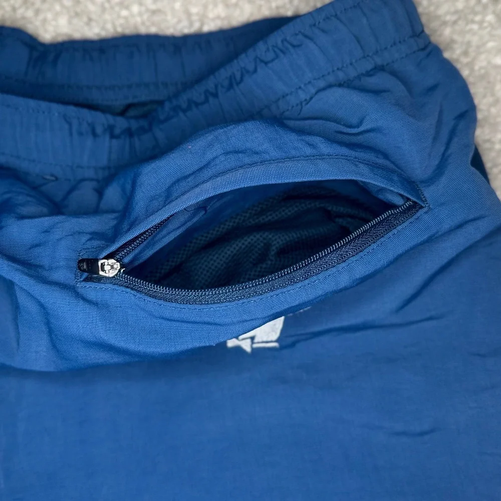 Playboy‎ x PacSun Men's L Blue Swim Trunks Mesh Lined Shorts Embroidered Logo